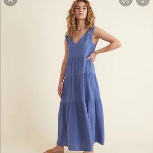 Marine Layer Corinne Maxi Dress in Marlin - Small / Marlin